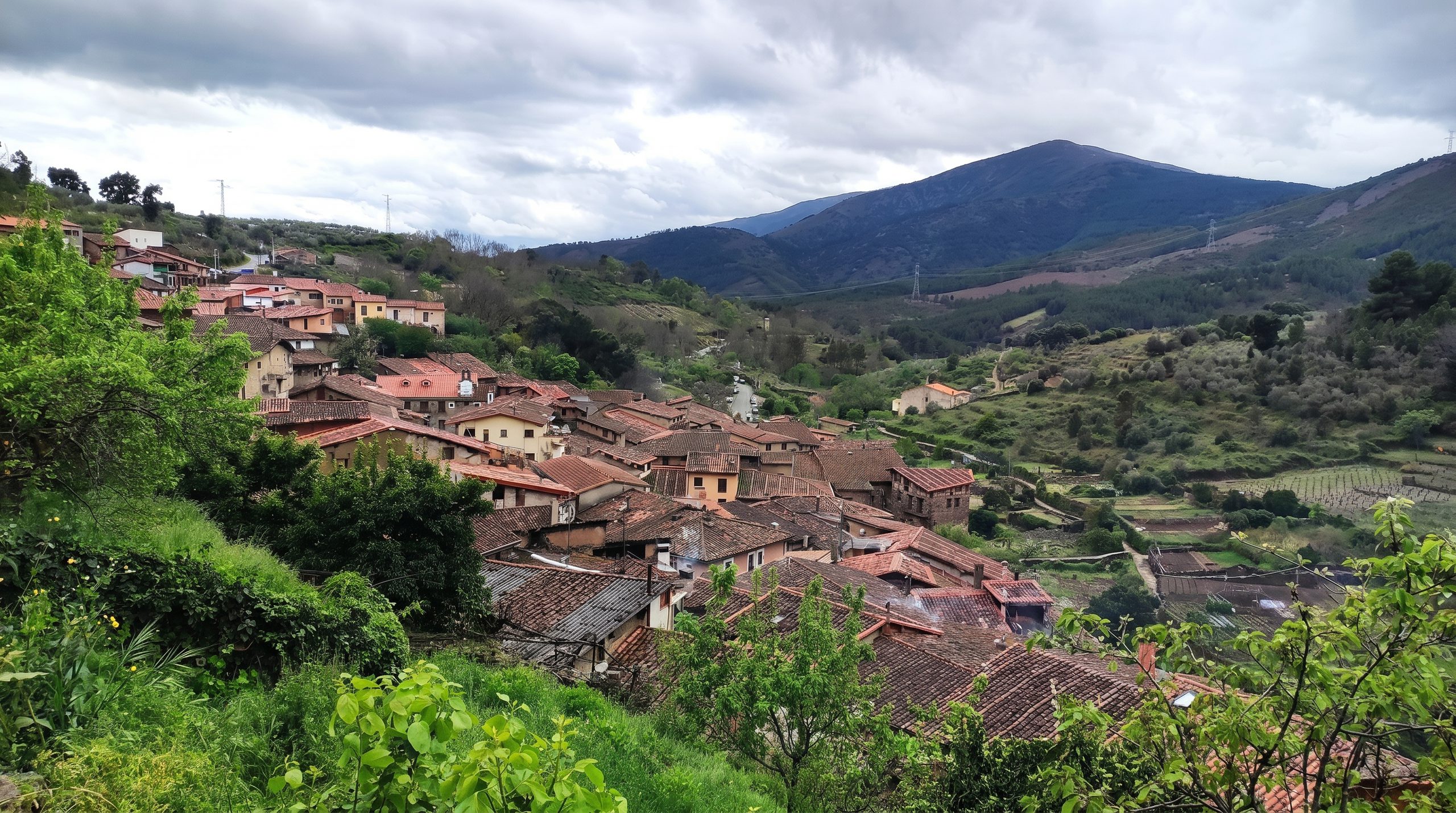 Pueblo de Sierra de Gata, Extremadura
