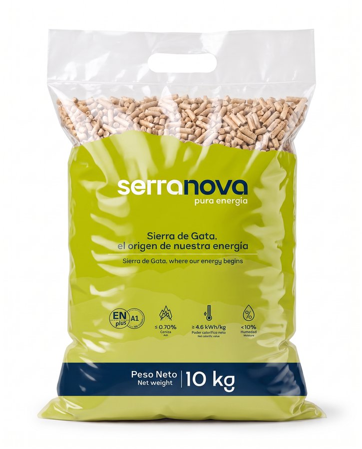 Saco Serranova de 10 kg con asa troquelada